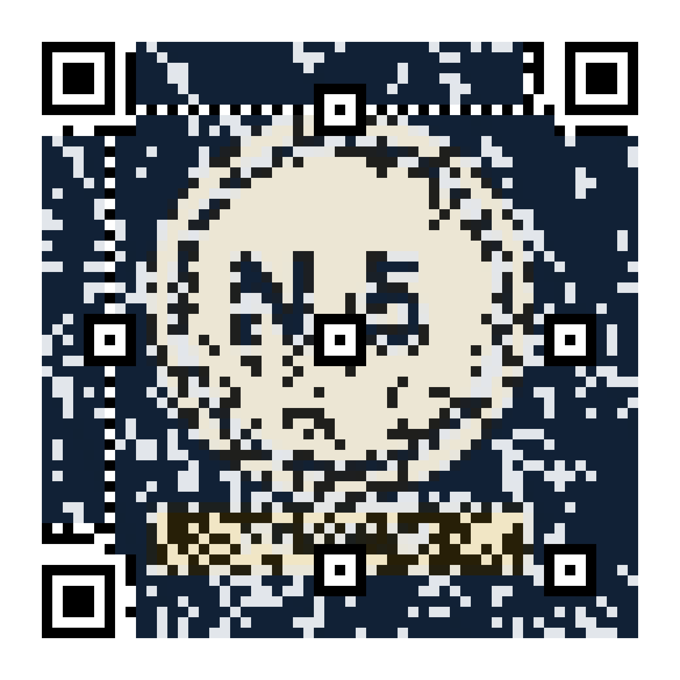 QR code pixel art généré depuis un design d'étiquette produit premium